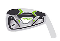 „Quad“ club head for ironQuads PW/9/8/7