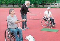 CARVINGGOLF: SHORT GOLF paralympisch spielen