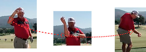 rock skip arm motion drill