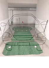 CARVINGGOLF: SHORT GOLF indoor in der Garage