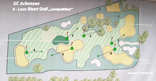 6 - Loch Short Golf „competition“ auf dem Übungsgelände des GC Achensee in Pertisau